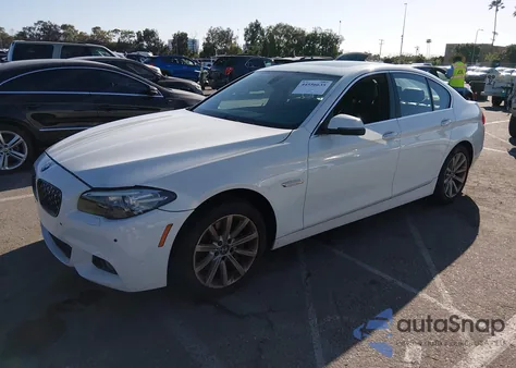 2014 BMW 535I из США, поврежденный, VIN WBA5B1C53ED481310